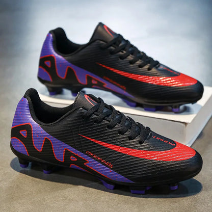 Cheap Long Spike Soccer Shoes Male Wearable Light Men’s Football Field Cleats Outdoor Lace-Up Football Sneaker For Men Trainers